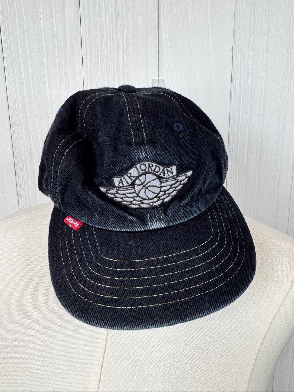 Nike Jordan x Levi's Denim Cap - Custom Embroidery - “AIR”